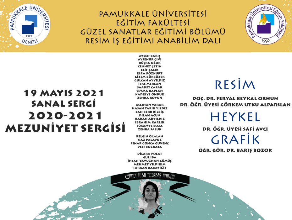 2020–2021 Sanal Mezuniyet Sergisi katalog kapağı
