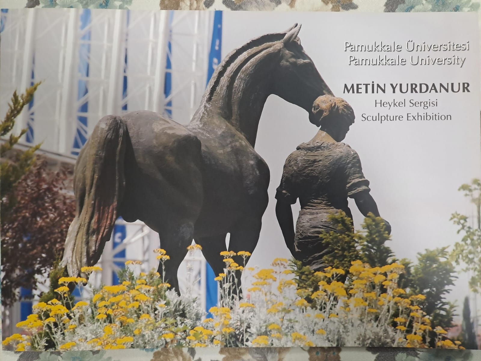 Metin Yurdanur Heykel Sergisi katalog kapağı