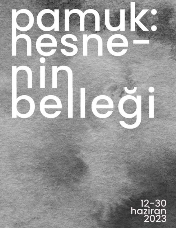 Pamuk: Nesnenin Belleği katalog kapağı